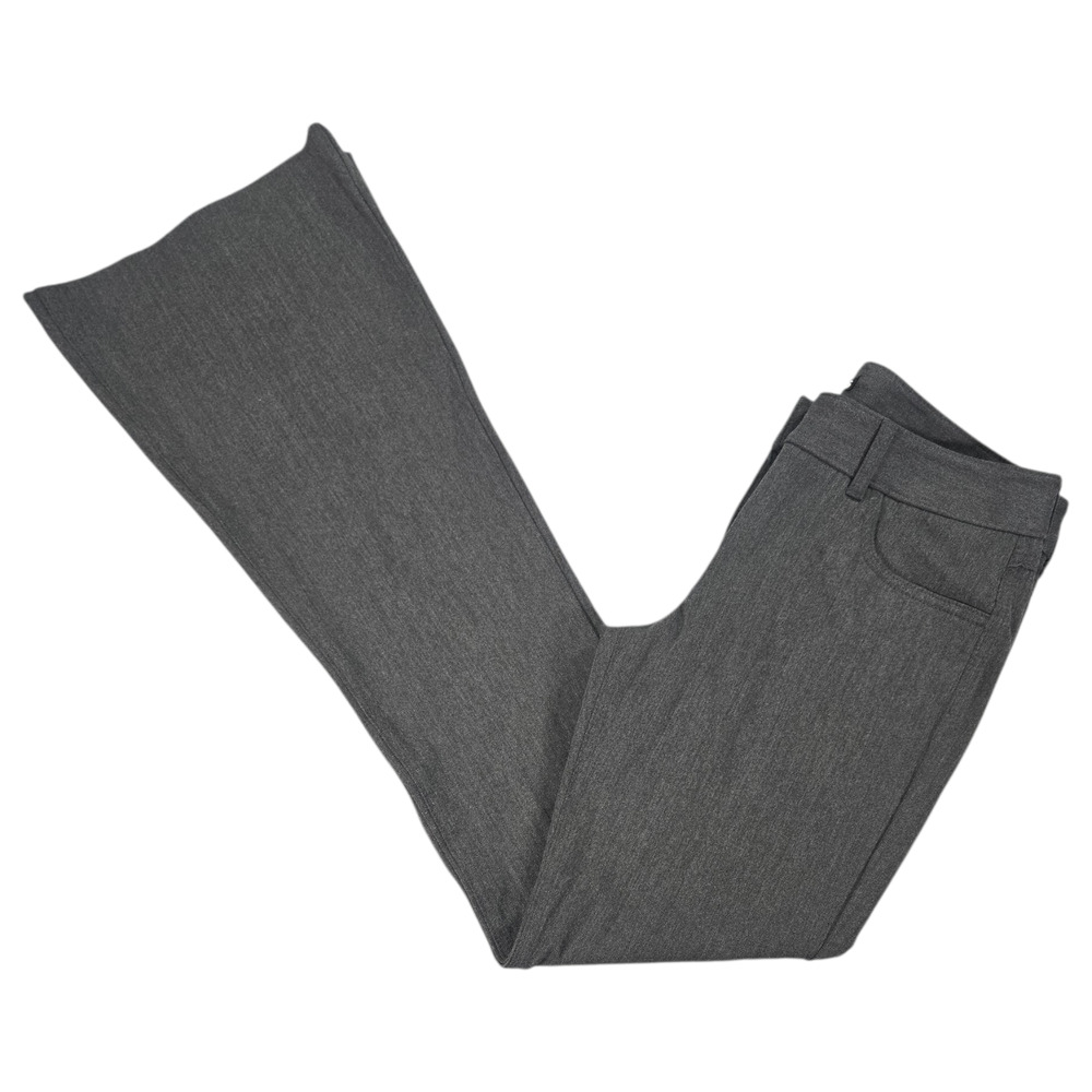 Express Wom 0 Regular Gray Flare Dress Pants Trousers Office Career Work Wear